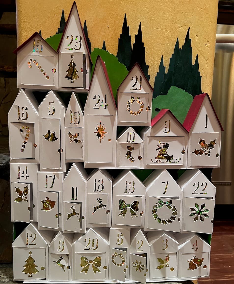 Hogsmeade inspired advent calendar