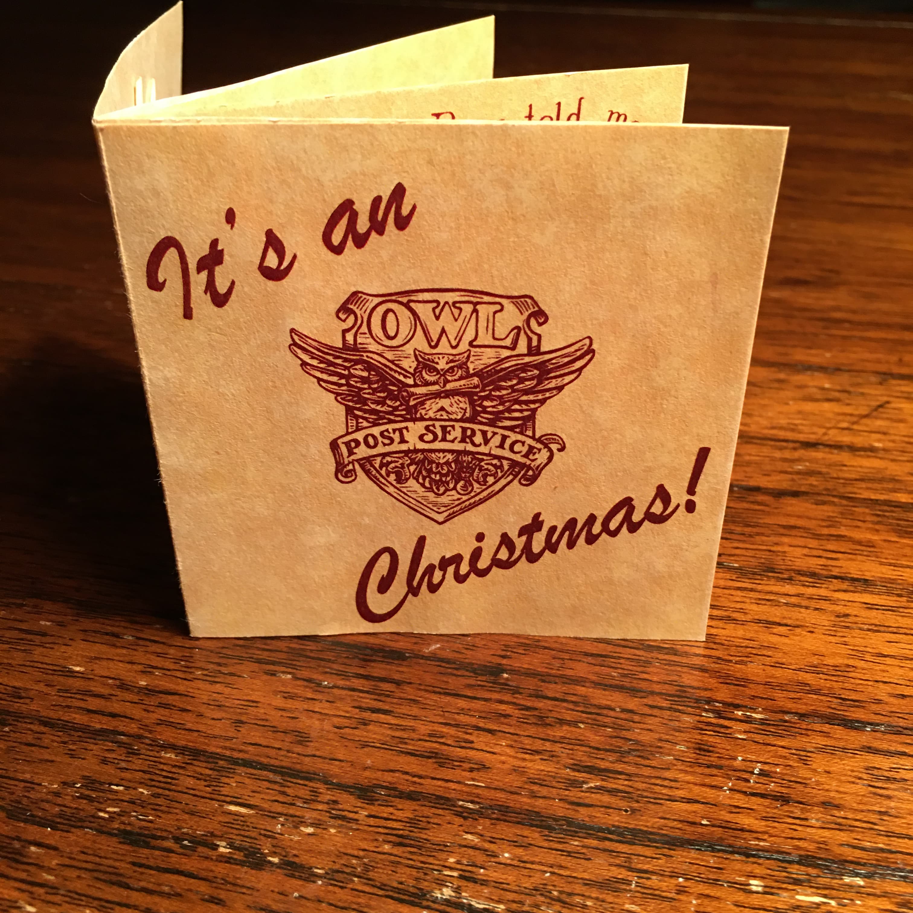 An Owl Post Christmas