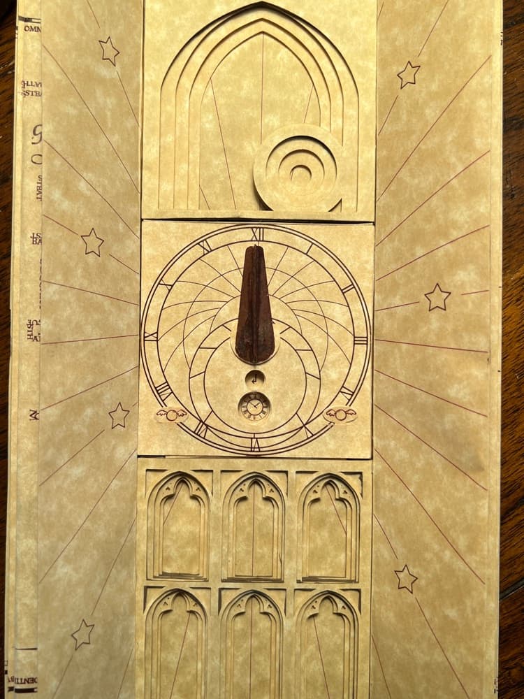 The Hogwart's Clock Tower at the heart of the new, expanded Marauder's Map