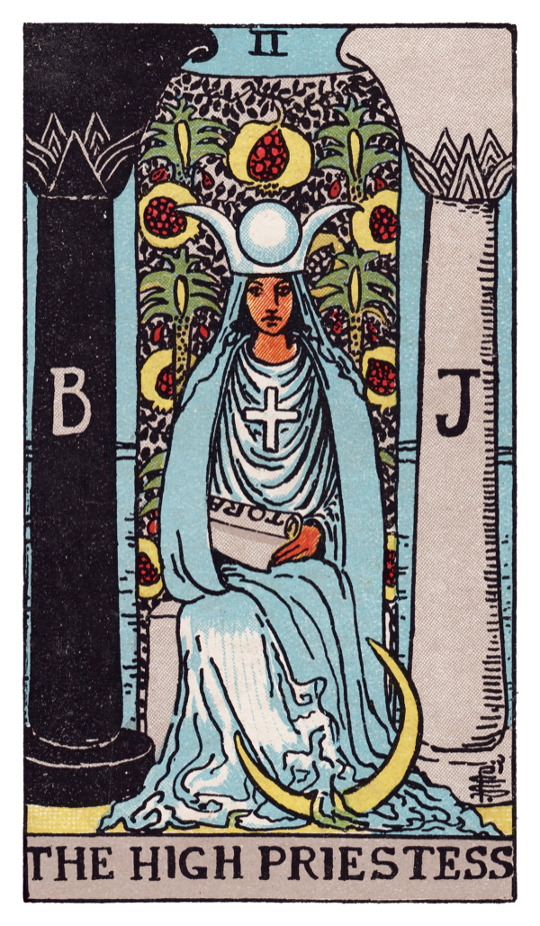 The High Priestess - Pamela Colman Smith