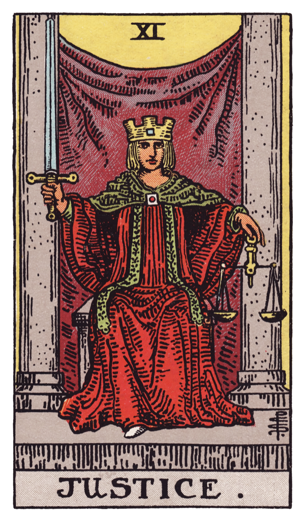 Justice - Pamela Colman Smith